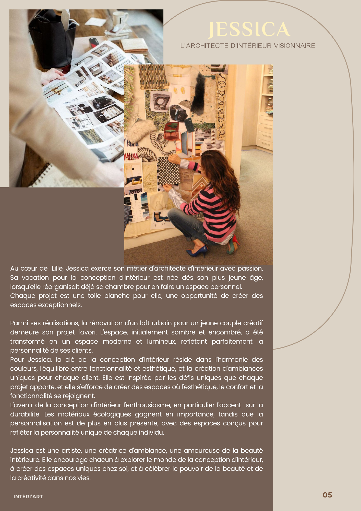 Mise en page Interi'Art